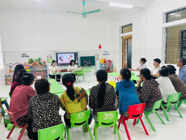 Trường Mầm Non Xuân Thành tổ chức họp Phụ Huynh đầu năm học 2025-2026